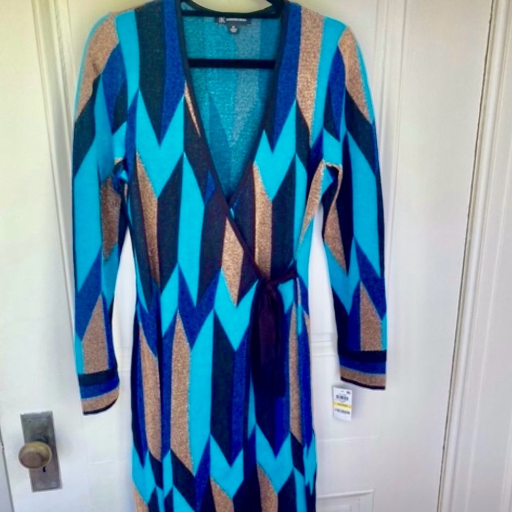 NWT INC International Concepts Wrap Dress, Sz M